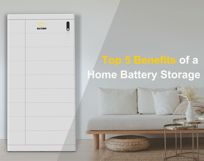 Top 5 Benefits of a Home Battery Storage